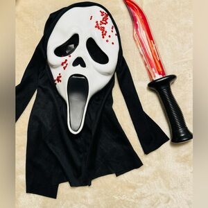 Ghost face Halloween mask